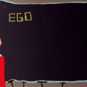 Pittura intitolato "ego.jpg" da Howard Meehan Meehan, Opera d'arte originale
