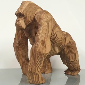 Скульптура под названием "znorBliroG" - Hoze, Подлинное произведение искусства, Дерево