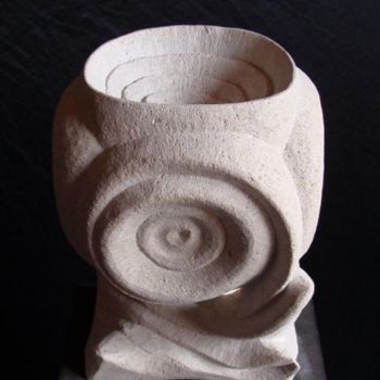 Sculpture intitulée "Magic bowl" par Paul Holbrecht, Œuvre d'art originale, Pierre