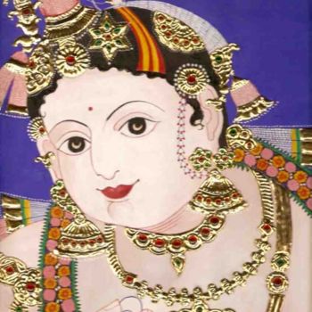 Drawing titled "traditional tanjore…" by Gunaroopam Raja, Original Artwork