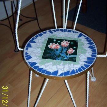 Sculpture titled "chaise déco" by Bohemienne, Original Artwork