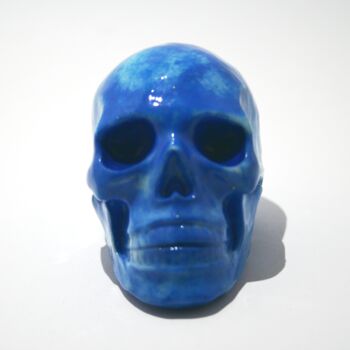 Sculpture intitulée "Blue" par Huakana, Œuvre d'art originale