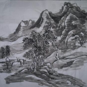 Pintura intitulada "2012-11-15-625_1.jpg" por Huang Shi, Obras de arte originais