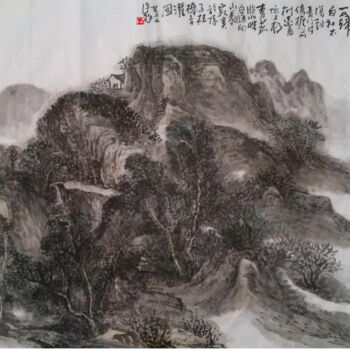 Painting titled "深居简出" by Huang Shi, Original Artwork