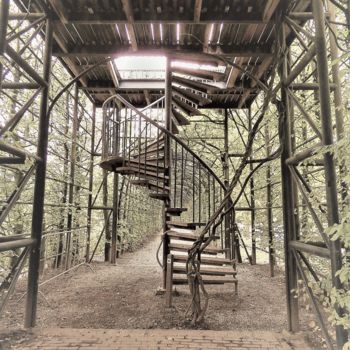 Photography titled "stairs to heaven 2" by Hubertine Langemeijer, Original Artwork, Digital Photography