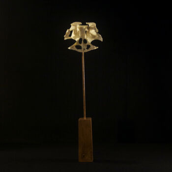 雕塑 标题为“Equilibre N°13” 由Hugo Brissaud, 原创艺术品, 骨