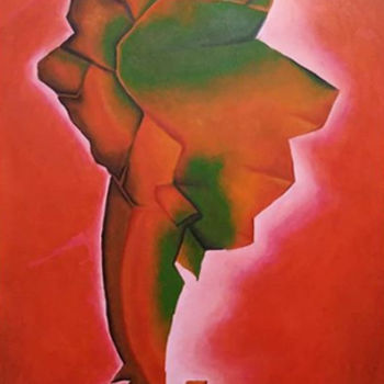 Painting titled "Amerique Latin, Ama…" by Hugo Neves, Original Artwork, Oil