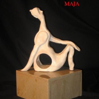Sculpture titled "Maja" by Hugo Ruggiero "Hr", Original Artwork, Ceramics