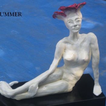 Scultura intitolato "Summer" da Hugo Ruggiero "Hr", Opera d'arte originale, Ceramica