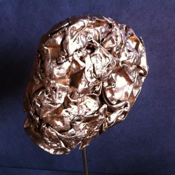 Sculpture intitulée "Cerveau de César" par Hugues Zabern, Œuvre d'art originale