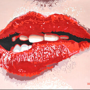 Pintura titulada "hmmmmm" por Hugues Rubio, Obra de arte original, Oleo