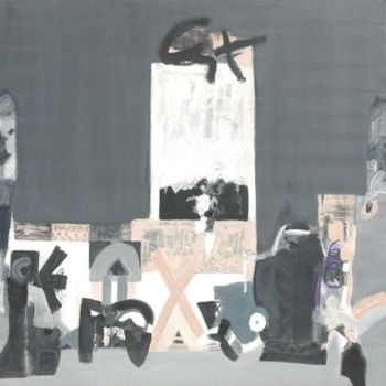 Peinture intitulée "Et si demain" par Huguette Vaillant-Baudry, Œuvre d'art originale