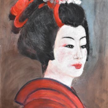 제목이 "Geisha 6.jpg"인 미술작품 Hu Hei Bei로, 원작, 파스텔