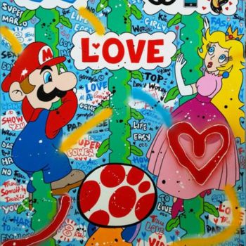 Painting titled "LEVEL OF LOVE / Gal…" by Johanne 8, Original Artwork