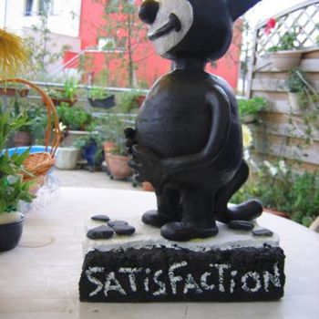 Sculpture intitulée "SATISFACTION" par Claude Rivière, Œuvre d'art originale