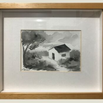 Drawing titled "Nankin House" by Humberto Cesar Pornaro, Original Artwork, Ink