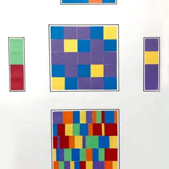 Colagens intitulada "Lovcolor" por Humberto Cesar Pornaro, Obras de arte originais, Colagens