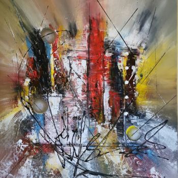 Peinture intitulée "Focus" par Patricia Hurbourg, Œuvre d'art originale, Acrylique