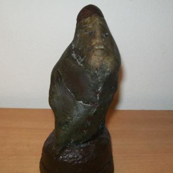 Sculpture titled "MONK" by Neil Bernardis, Original Artwork, Stone
