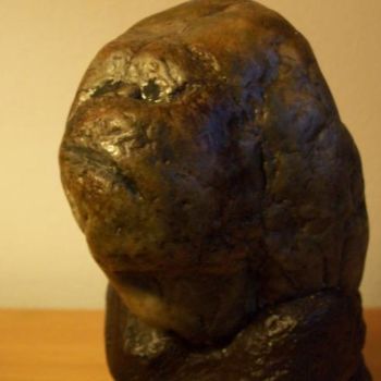 Скульптура под названием "CRO-MAGNON" - Neil Bernardis, Подлинное произведение искусства, Камень