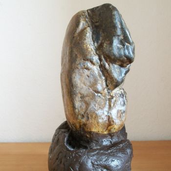 Sculpture titled "Sleep of Reason" by Neil Bernardis, Original Artwork, Stone