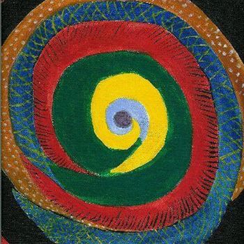 Peinture intitulée "Swirl of Colour" par Anna Hurst, Œuvre d'art originale