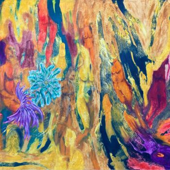 Pittura intitolato "Abstract Soul" da Hüseyin Ak, Opera d'arte originale, Olio