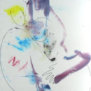 Peinture intitulée "acrylique 6 sur toi…" par Huvard, Œuvre d'art originale