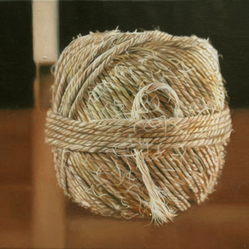 Peinture intitulée "Le fil d'Ariane" par Jacques Bodin, Œuvre d'art originale, Huile