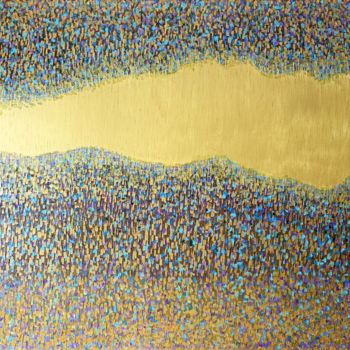Malerei mit dem Titel "Gleam -0220" von Hyun Ae Kang, Original-Kunstwerk, Öl