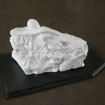 Sculpture titled "EBAUCHE" by Isabelle Angele, Original Artwork, Clay