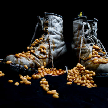 Photography titled "beansbootsjpeg.jpg" by Ian Pennington, Original Artwork