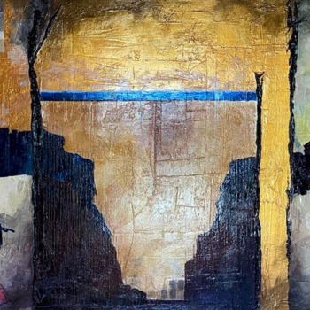 Картина под названием "Глубина" - Игорь Терехин, Подлинное произведение искусства, Акрил