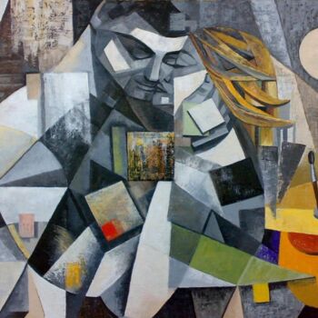 Pintura intitulada "Muse" por Iia Saralidze, Obras de arte originais, Óleo