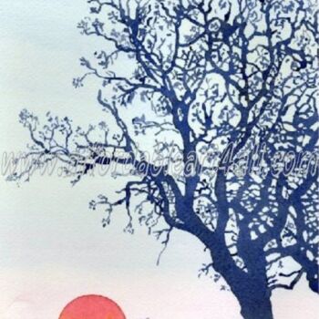 Pintura titulada "Winter sunrise" por Ian Osborne, Obra de arte original, Otro