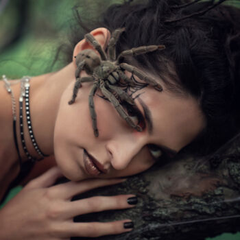 Photography titled "Lady of spider" by Ianina Ermakova, Original Artwork, Digital Print