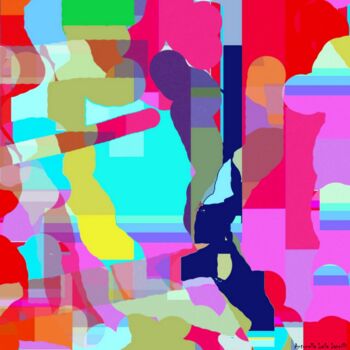Arte digital titulada "LA TRASPARENZA DELL…" por Iannilli  Laila Antonella, Obra de arte original, Pintura Digital