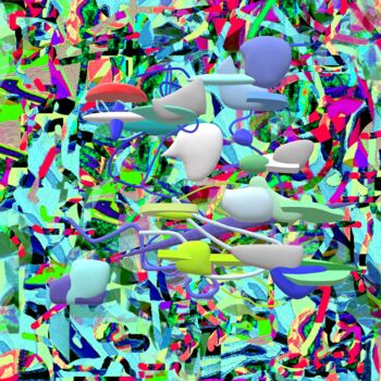 Arte digitale intitolato "-THE MACROCOSM AND…" da Iannilli  Laila Antonella, Opera d'arte originale, Modellazione 3D Montato…