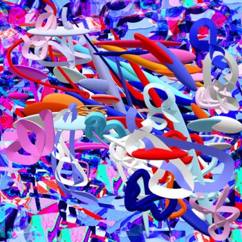 Arts numériques intitulée "-THE COSMIC LAW-" par Iannilli  Laila Antonella, Œuvre d'art originale, Modélisation 3D