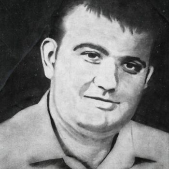 Painting titled "portrait as a gift🎁" by Iaroslav Buravlev (Black Drawing), Original Artwork, Pencil