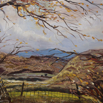 "Welsh landscape - F…" başlıklı Tablo Iaroslav Hmelnitki tarafından, Orijinal sanat, Petrol