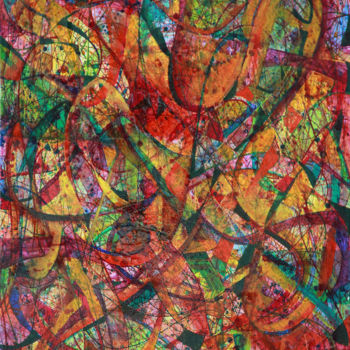 Painting titled "All that jazz-2012…" by Iason Orlandos, Original Artwork, Oil