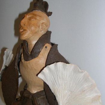 Sculpture titled "Japonais" by Lionel Ibanez, Original Artwork