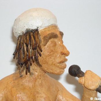 Sculptuur getiteld "Rasta" door Lionel Ibanez, Origineel Kunstwerk