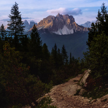 Fotografie getiteld "Les Dolomites" door Ibradventure, Origineel Kunstwerk, Digitale fotografie