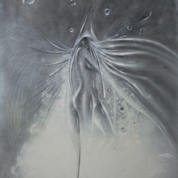 Peinture intitulée "Nereid" par Iché, Œuvre d'art originale, Huile