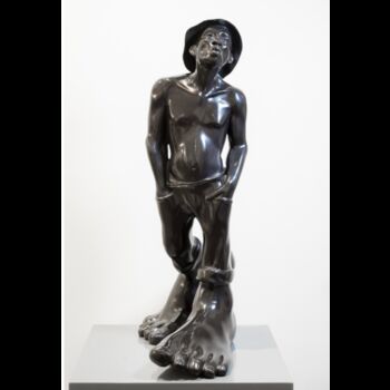 雕塑 标题为“Le Siffleur XS” 由Idan Zareski, 原创艺术品, 树脂