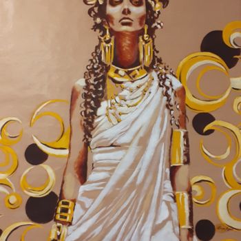 Картина под названием "Oracle" - Idhem San, Подлинное произведение искусства, Масло