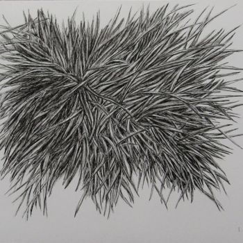 Drawing titled "green" by Isabelle Stagg, Original Artwork, Ink