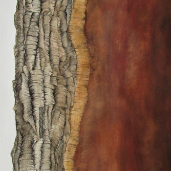 Рисунок под названием "Quercus Suber I" - Isabelle Stagg, Подлинное произведение искусства, Акварель